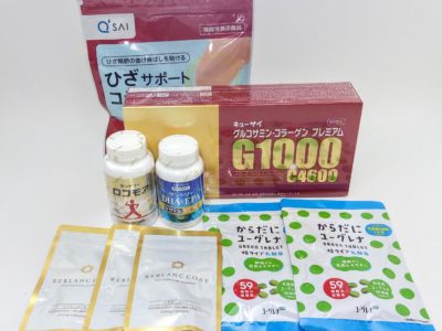大阪府のお客様よりユーグレナ、キューサイ、ミスミ製薬の商品をお売りいただきました。