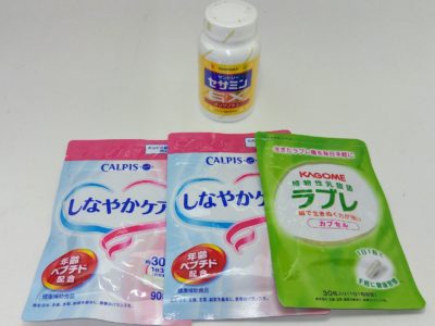 大阪府のお客様よりカルピス、サントリー、カゴメの商品をお売りいただきました。