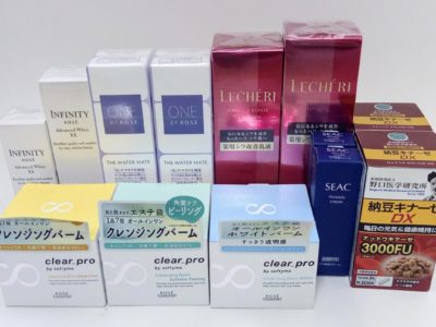 大阪府のお客様より世田谷自然、コーセー、明治薬品の商品をお売りいただきました。