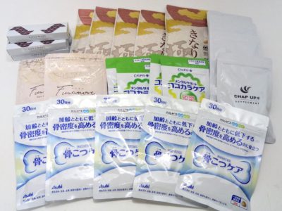 大阪府のお客様よりハハハラボ、さくらフォレスト、水橋保寿堂、カルピスの商品をお売りいただきました。