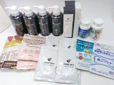 大阪府のお客様よりキリン、カルピス、サントリー、スパイン製薬、ソーシャルテック等の商品をお売りいただきました。