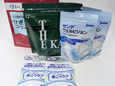 大阪府のお客様より参天製薬、カルピス、キューサイの商品をお売りいただきました。