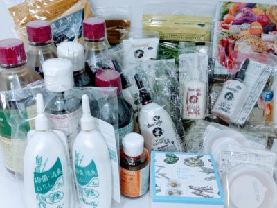 大阪府のお客様よりベルセレージュ、山田養蜂場、ジェイフロンティアの商品をお売りいただきました。