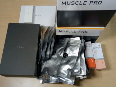 大阪府のお客様よりPGCD、プロティアジャパン、リッチモア、ライザップの商品をお売りいただきました。