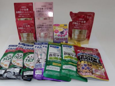 大阪府のお客様より KOSE、DHC、小林製薬、ファンケルの商品をお売りいただきました。